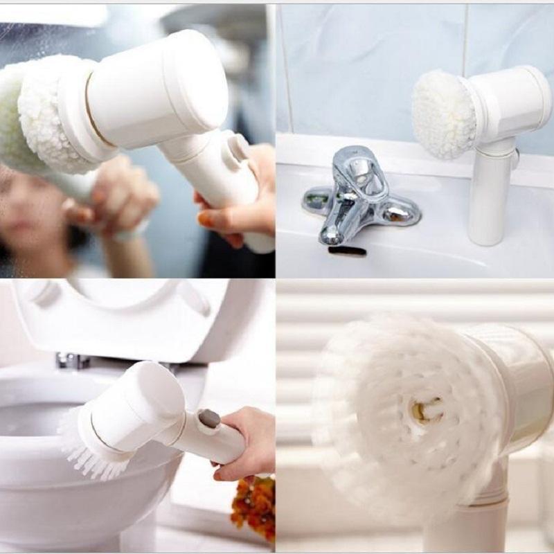 Escova Elétrica para Limpeza de Banheiro Cozinha