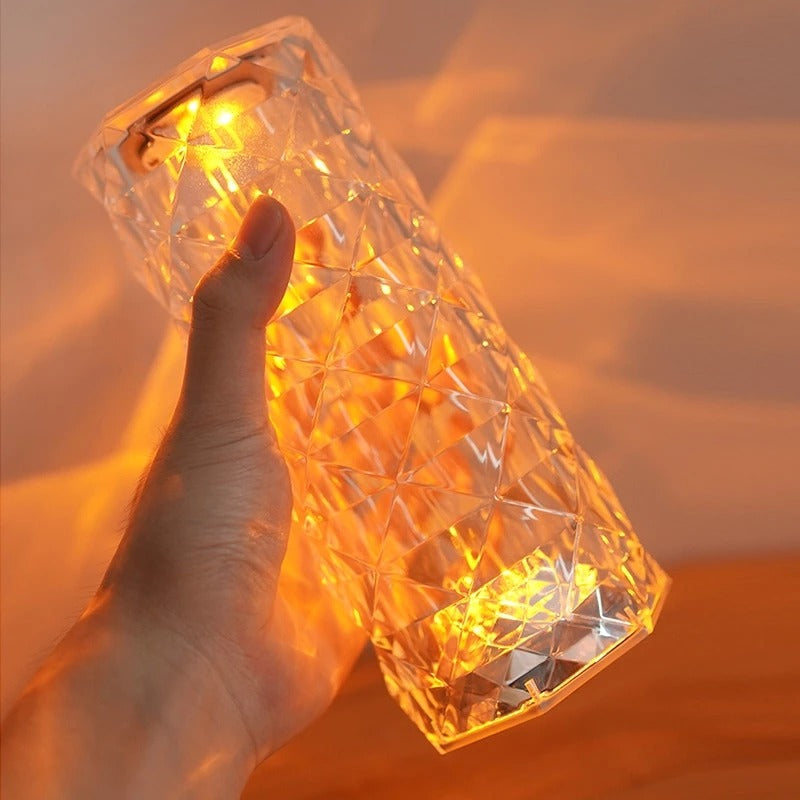 Luminária de Cristal em LED 16 Cores Projetor