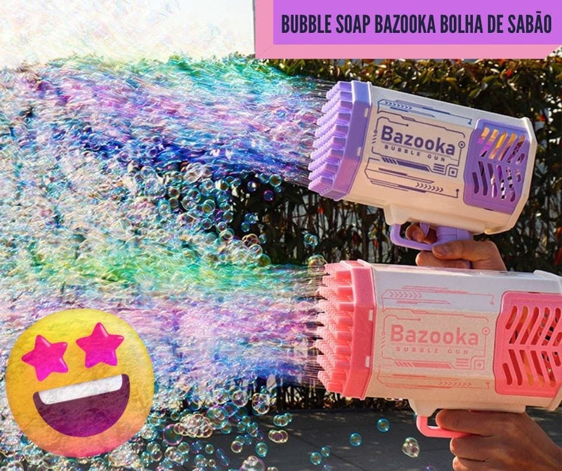 Bubble soap bazooka bolha de sabão