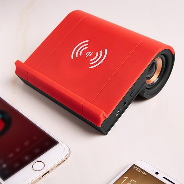 Carregador Wireless para celular com Caixa de Som Bluetooth